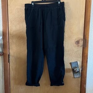 Maurices Black angle loose fit pants